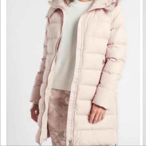 Athleta Jackets & Coats Athleta Downtown Parka Soft Pink Poshmark